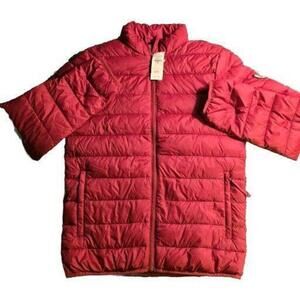 Women’s Abercrombie And Fitch Red Puffer Size Small  (YT-483)‎ New With Tags